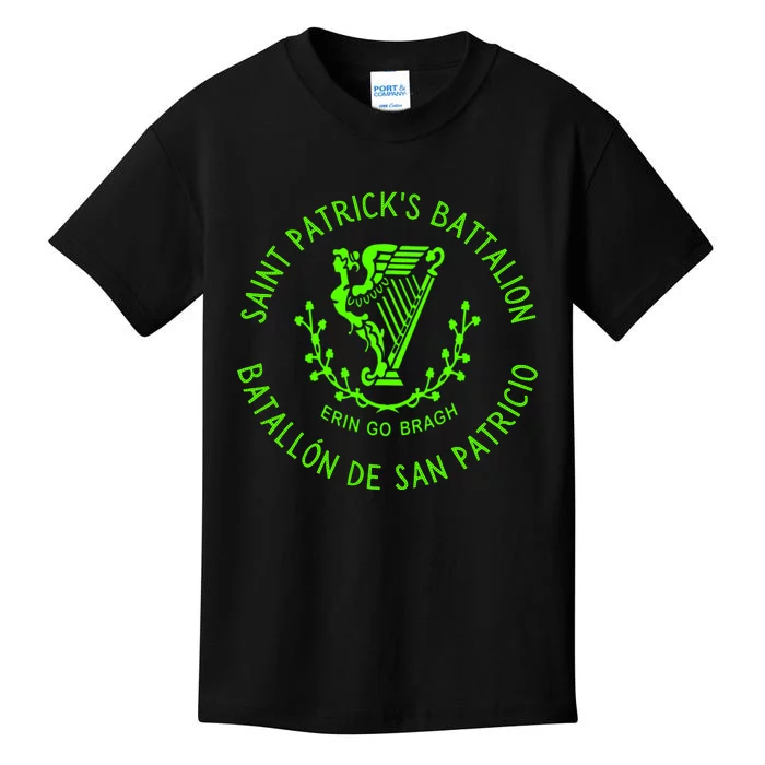 Saint Patrick's Battalion San Patricios Catholic Gift Kids T-Shirt