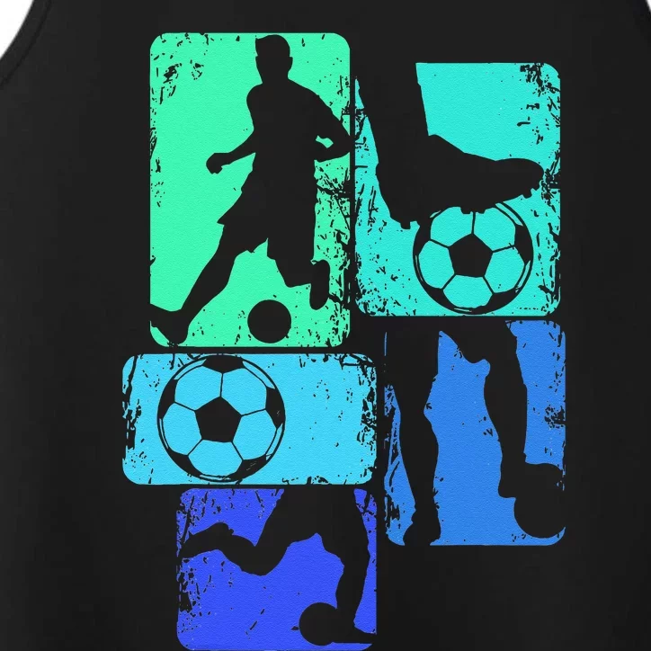 Soccer Player Boy Performance Tank