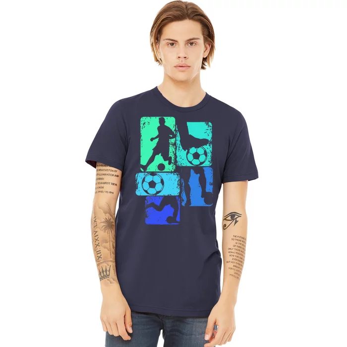 Soccer Player Boy Premium T-Shirt