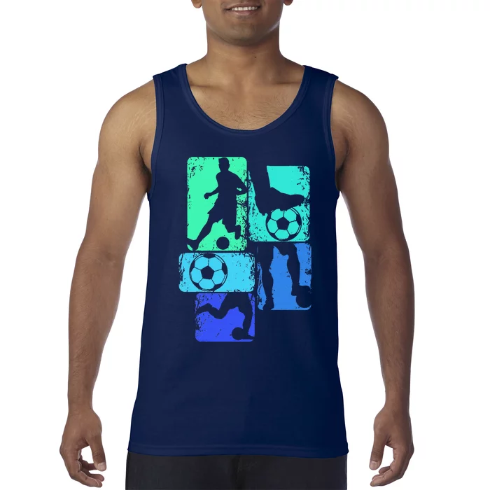 Soccer Player Boy Tank Top