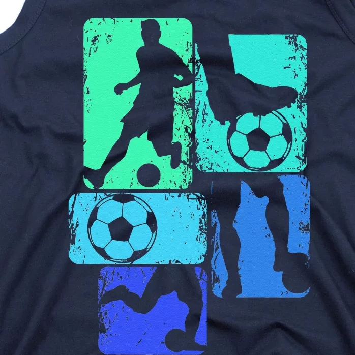 Soccer Player Boy Tank Top