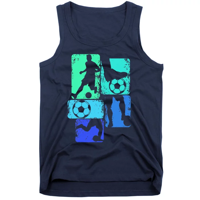 Soccer Player Boy Tank Top