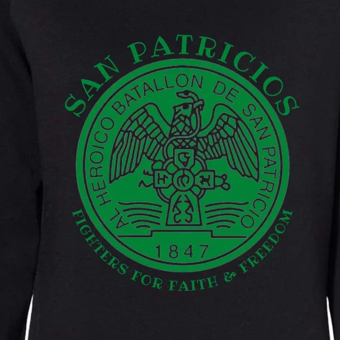 Saint Patrick's Battalion San Patricios Catholic Womens California Wash Sweatshirt