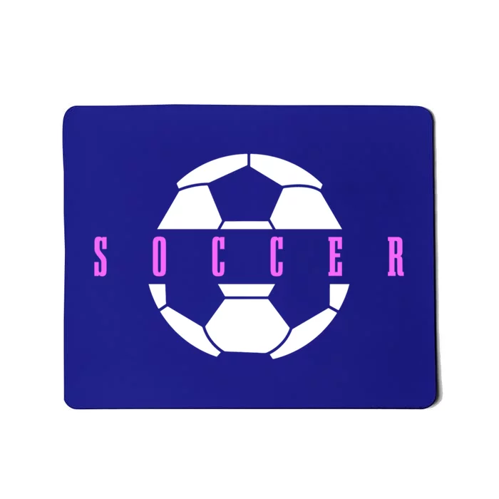 Soccer Player Ball Girls Soccer Cute Gift Mousepad