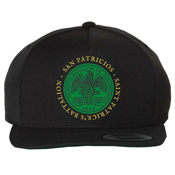 Saint Patrick's Battalion San Patricios Catholic Wool Snapback Cap