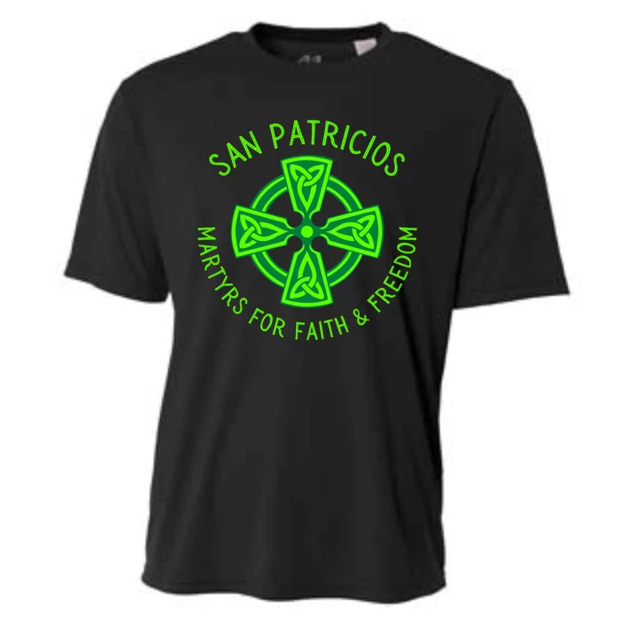 Saint Patrick's Battalion San Patricios Catholic Gift Cooling Performance Crew T-Shirt