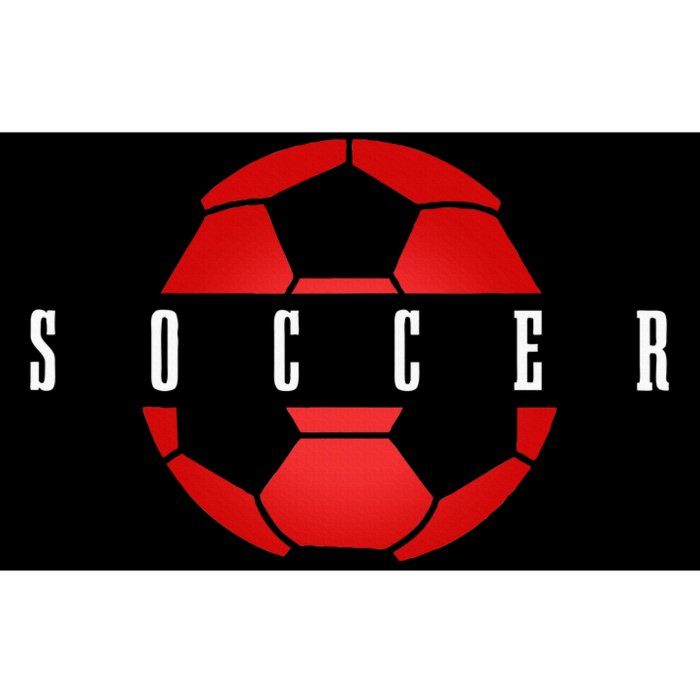 Soccer Player Ball Soccer Bumper Sticker