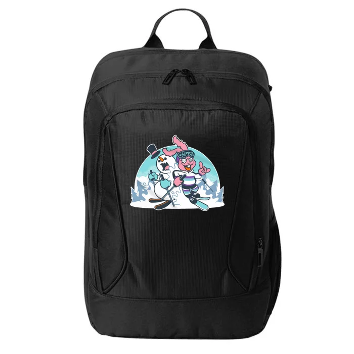 Sippy Powder Bunny Winter City Backpack