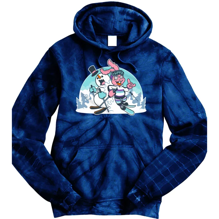 Sippy Powder Bunny Winter Tie Dye Hoodie