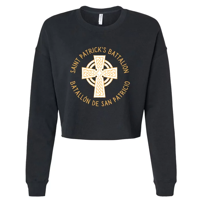 Saint Patrick's Battalion San Patricios Catholic Gift Cropped Pullover Crew