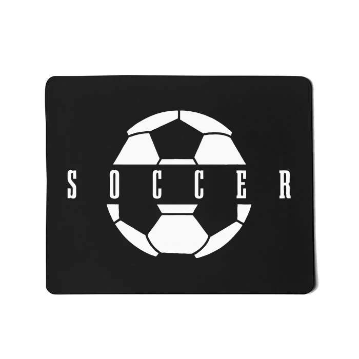 Soccer Player Ball Mousepad