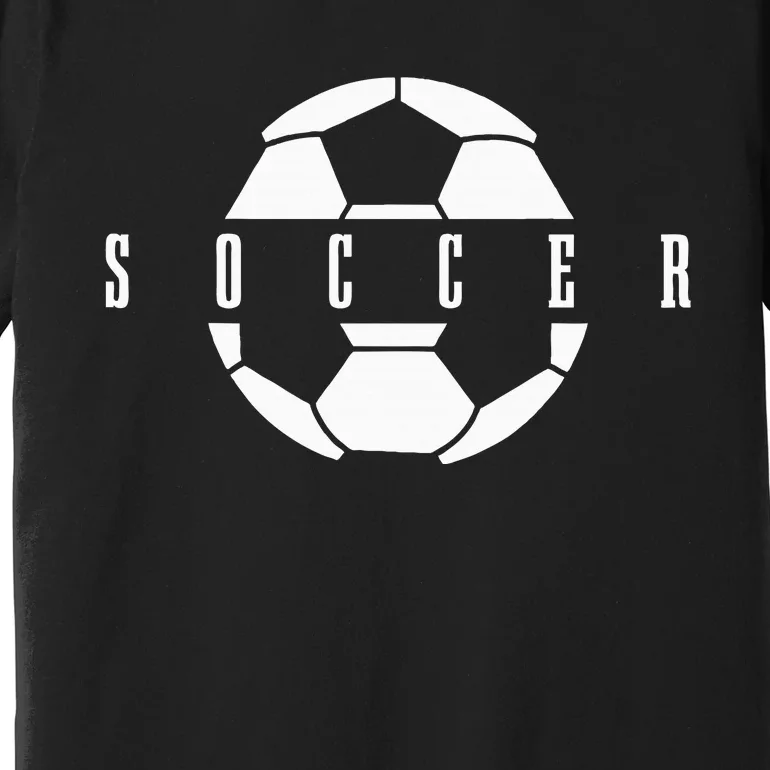 Soccer Player Ball Premium T-Shirt