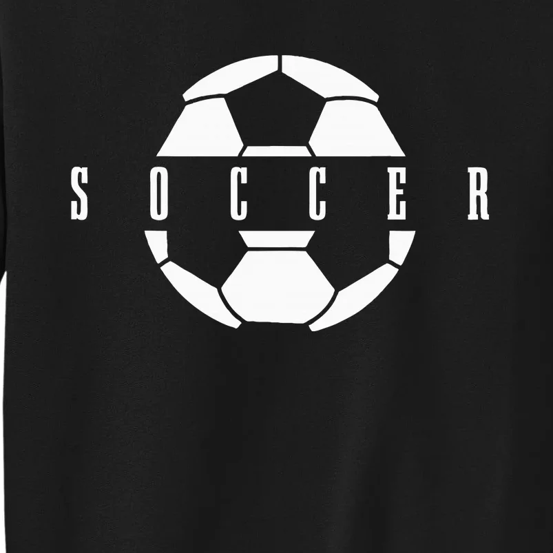 Soccer Player Ball Tall Sweatshirt