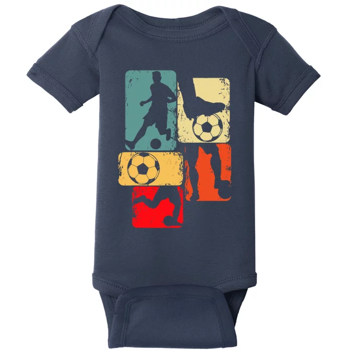 Soccer Player Boy Baby Bodysuit