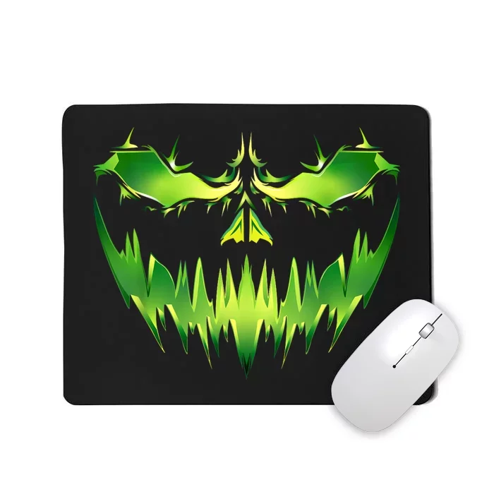 Scary Pumpkin Costume Funny Halloween Mousepad