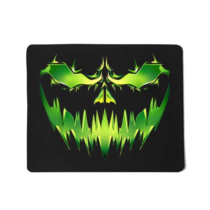 Scary Pumpkin Costume Funny Halloween Mousepad