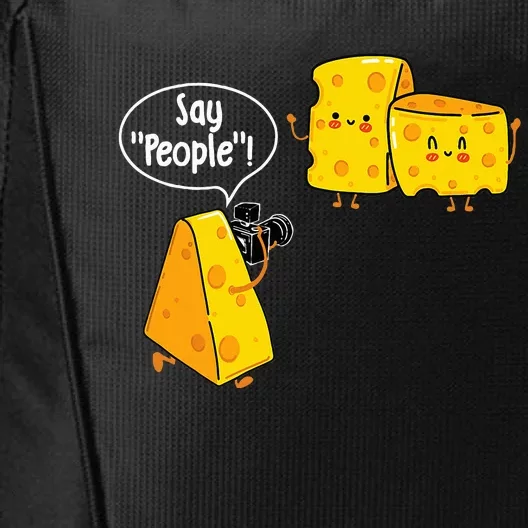 Say People Cheese Lover Food Dairy Milk Gouda Cheddar Brie City Backpack