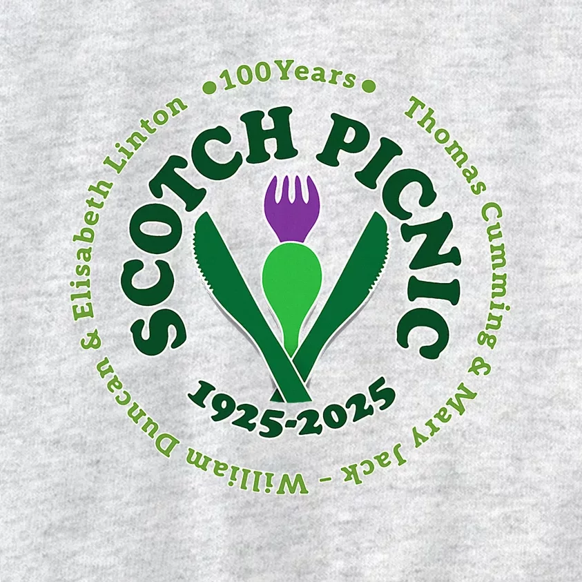 Scotch Picnic Clear Backgound Kids Sweatshirt