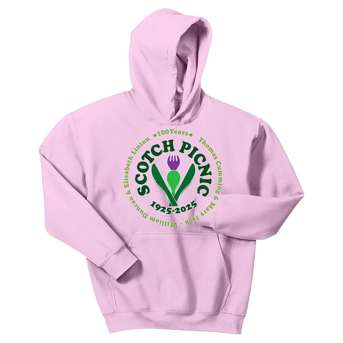 Scotch Picnic Clear Backgound Kids Hoodie