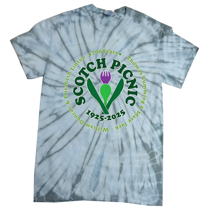 Scotch Picnic Clear Backgound Tie-Dye T-Shirt