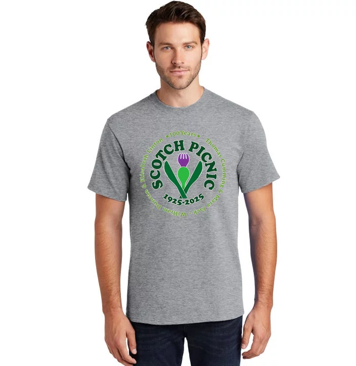 Scotch Picnic Clear Backgound Tall T-Shirt