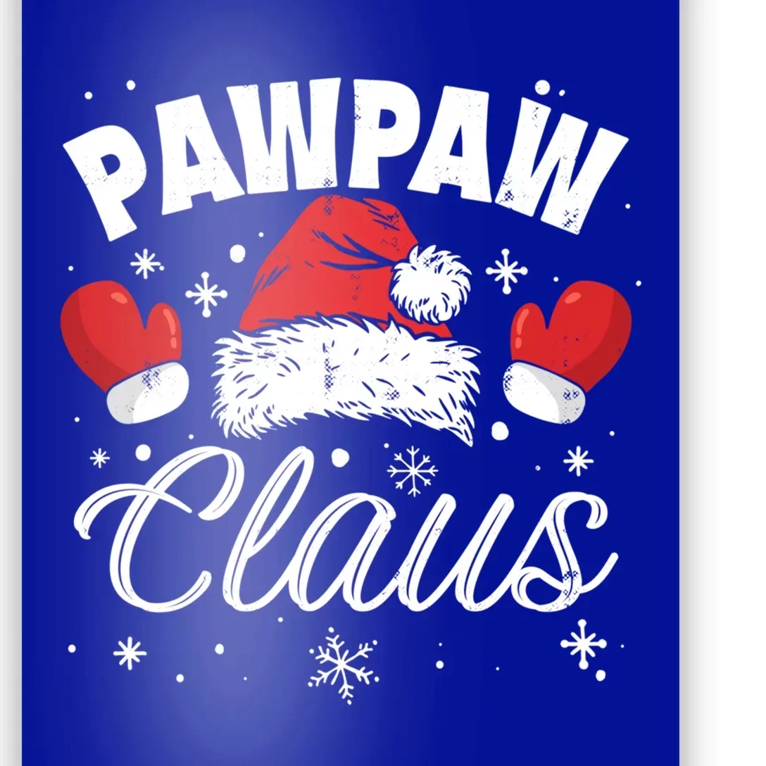 Santa Pawpaw Claus Xmas Family Matching Pajamas Team Santa Cool Gift Poster