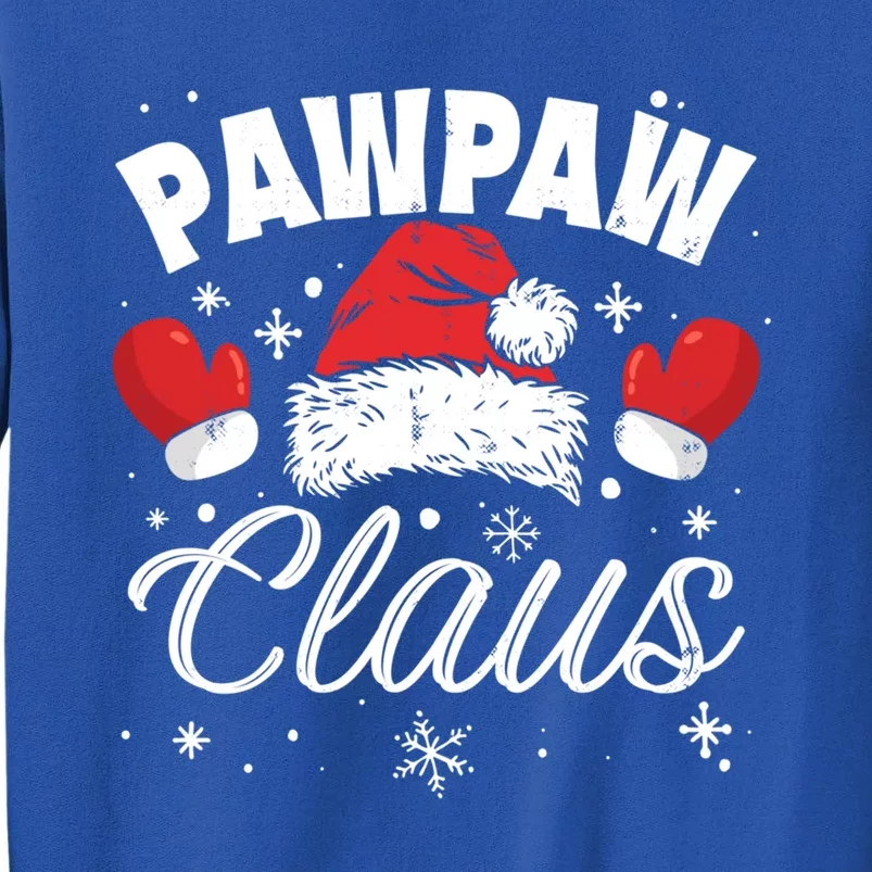 Santa Pawpaw Claus Xmas Family Matching Pajamas Team Santa Cool Gift Tall Sweatshirt