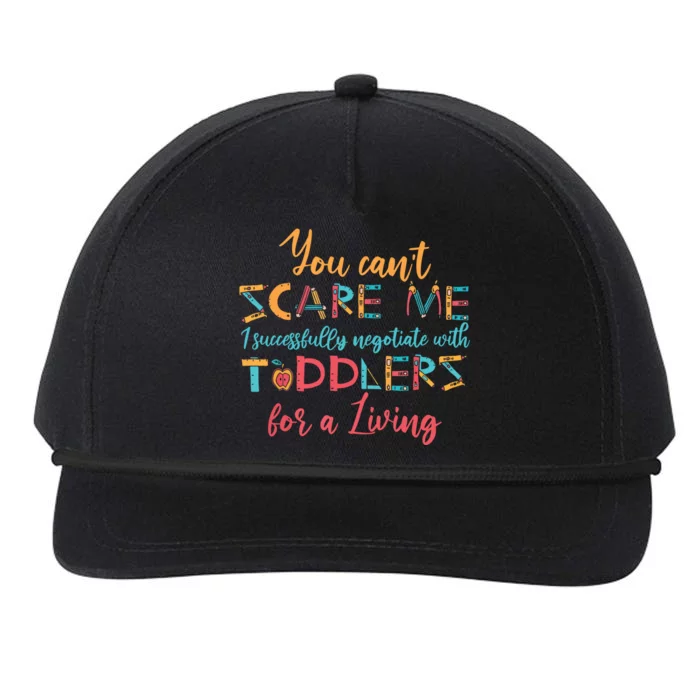 School Provider Child Care Daycare Teacher Snapback Five-Panel Rope Hat