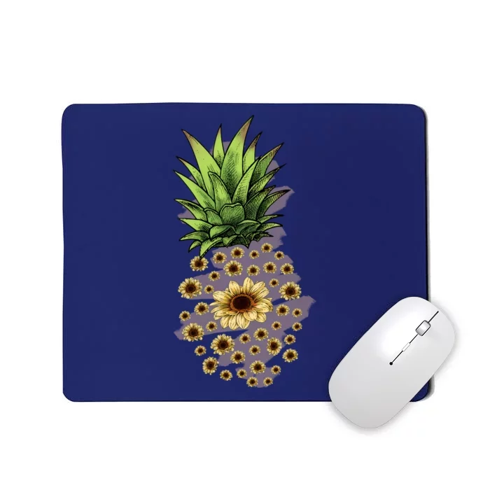 Sunflower Pineapple Cute Mousepad