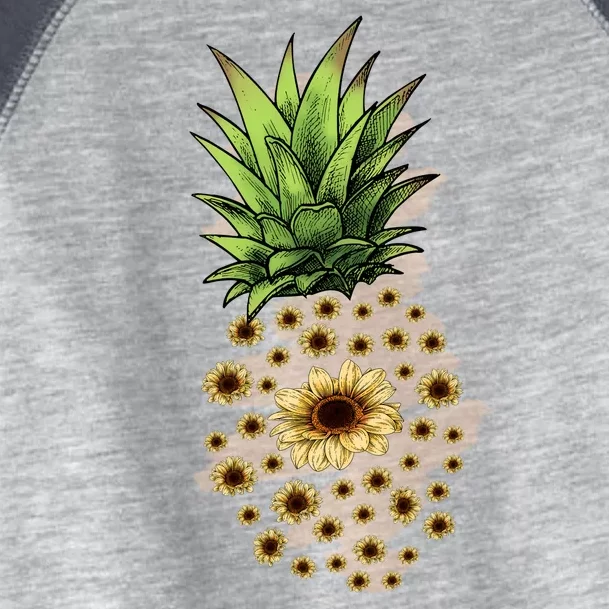 Sunflower Pineapple Cute Toddler Fine Jersey T-Shirt