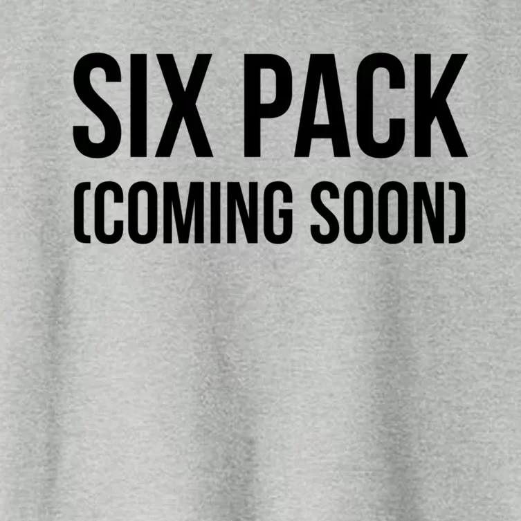 Six Pack Coming Soon Cute Gift Women's Crop Top Tee