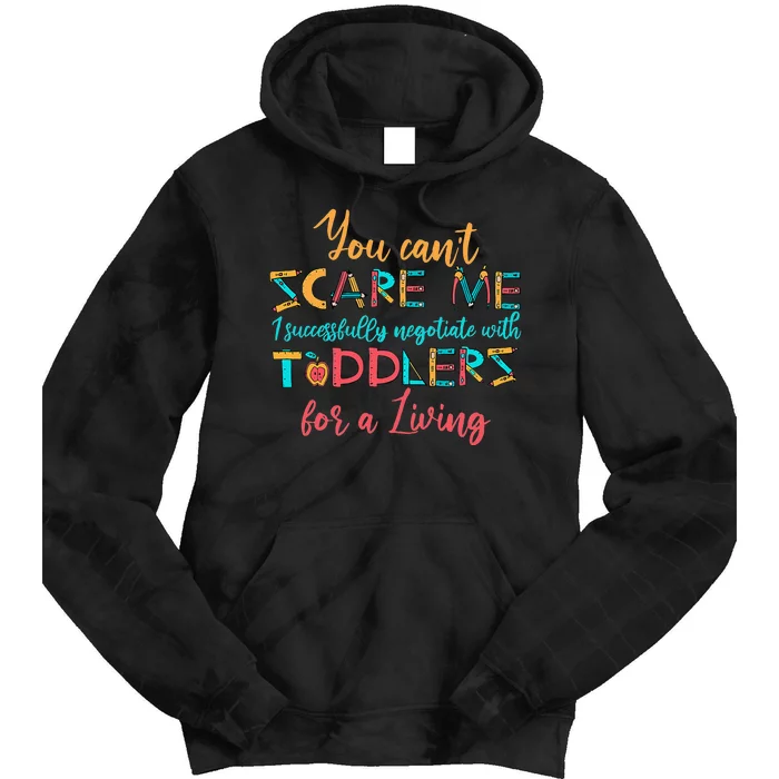 School Provider Child Care Daycare Teacher Tie Dye Hoodie