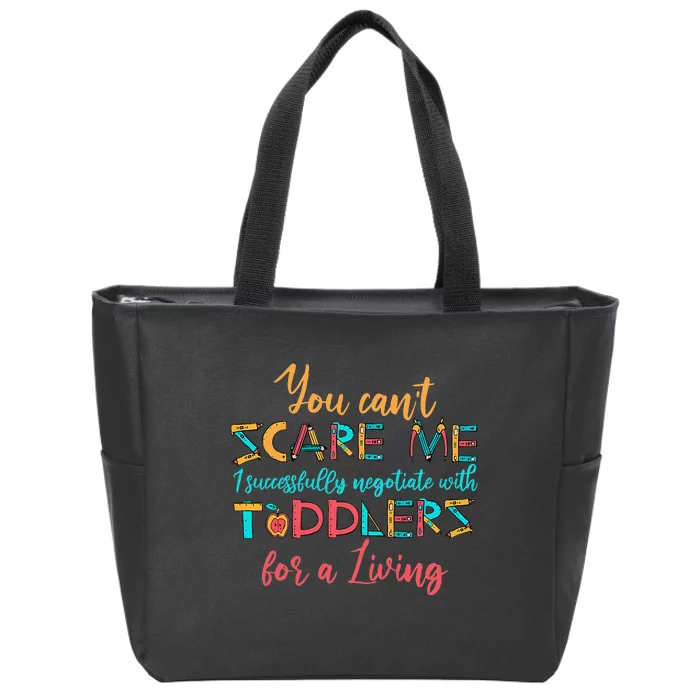 School Provider Child Care Daycare Teacher Zip Tote Bag