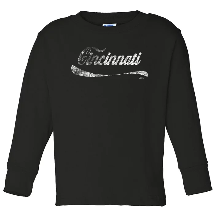 Soda Pop Cincinnati Cola Toddler Long Sleeve Shirt