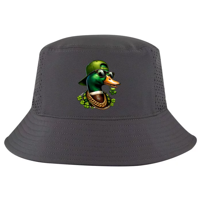 Saint Patricks Call Me Lucky Mallard Duck St PatrickS Day Cool Comfort Performance Bucket Hat