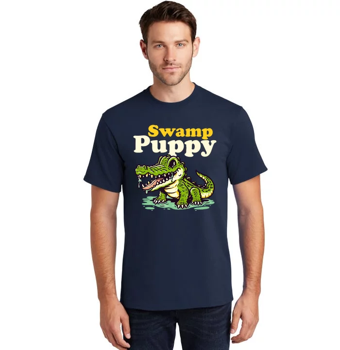 Swamp Puppy: Cute Alligator & Crocodile Lover Funny Tall T-Shirt