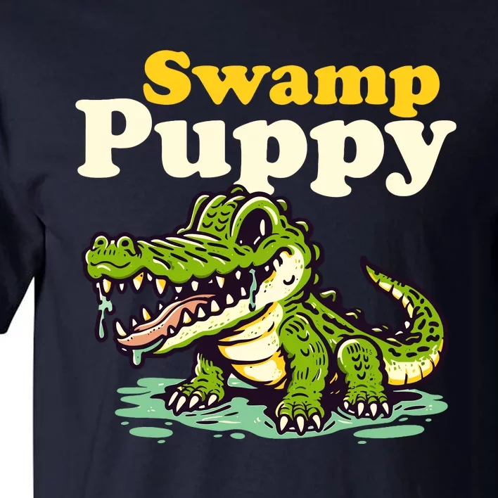 Swamp Puppy: Cute Alligator & Crocodile Lover Funny Tall T-Shirt