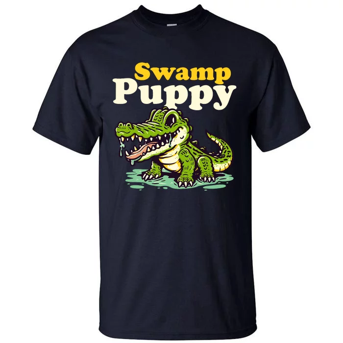 Swamp Puppy: Cute Alligator & Crocodile Lover Funny Tall T-Shirt