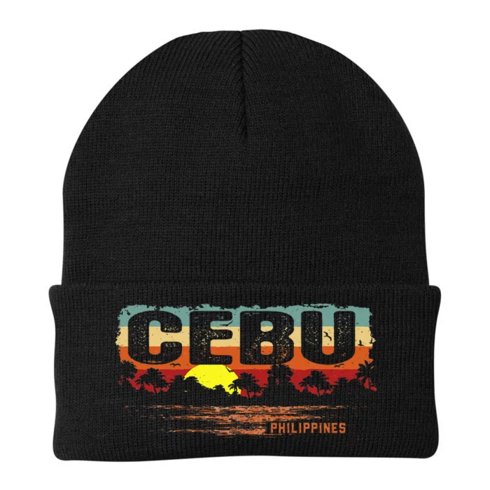 Sunset Philippines Cebu Knit Cap Winter Beanie