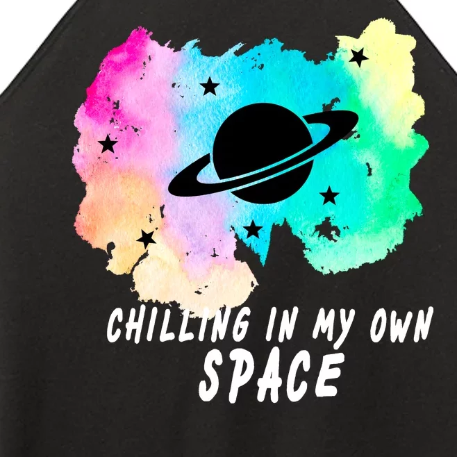 Space Planets Celestial UFO Universe Galaxy Stars Saturn Sky Women’s Perfect Tri Rocker Tank