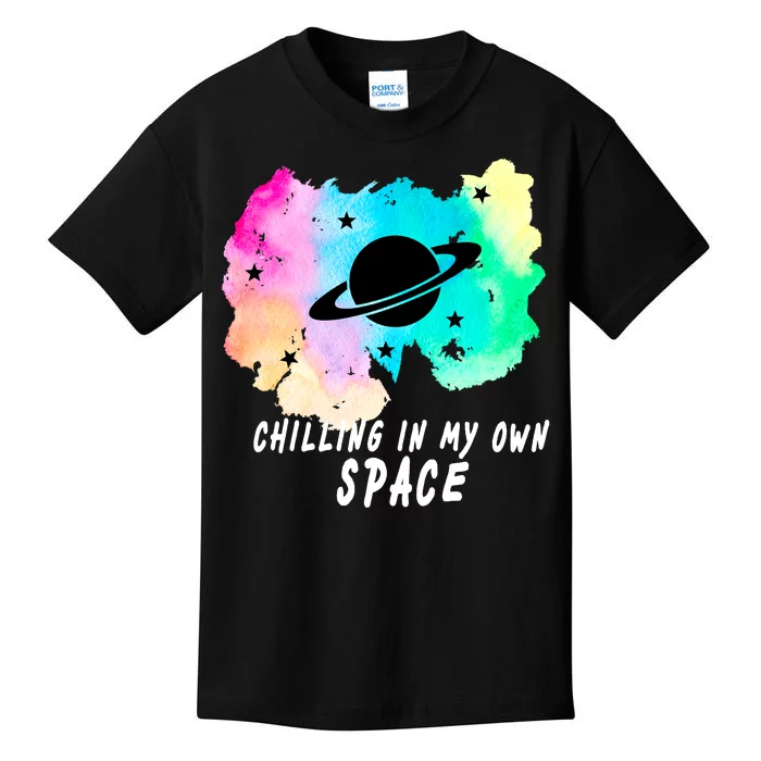 Space Planets Celestial UFO Universe Galaxy Stars Saturn Sky Kids T-Shirt