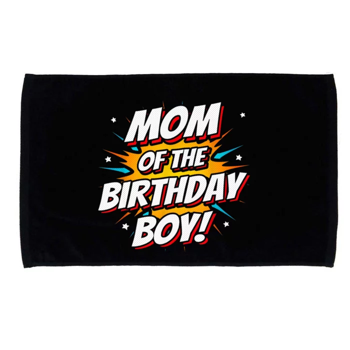 Superhero Party - Comics Birthday - Mom of Birthday Boy Microfiber Hand Towel