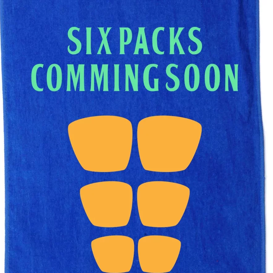 Six Pack Coming Soon Gift For Guys And Gals Cool Gift Platinum Collection Golf Towel