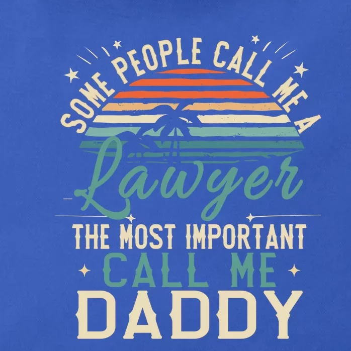 Some People Call Me A Lawyer Funny Retro Lawyer Daddy Gift Zip Tote Bag