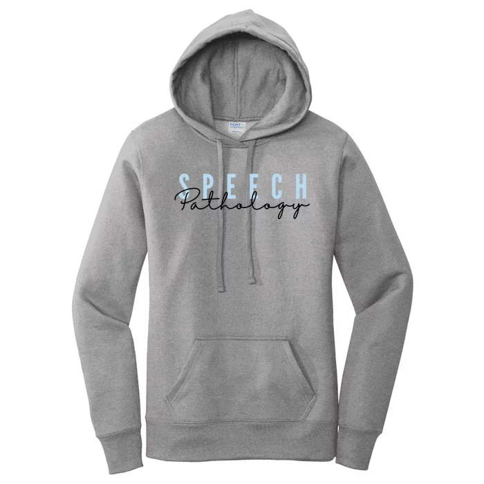 Speech Pathology Cool Gift Slp Speech Therapy Gift Women's Pullover Hoodie