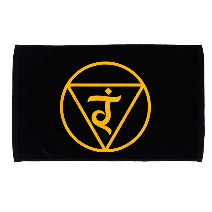 Solar Plexus Chakra for Power Microfiber Hand Towel