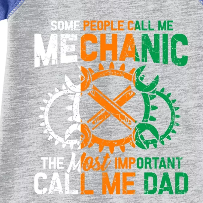 Some People Call Me Mechanic The Most Important Call Me Dad Gift Infant Baby Jersey Bodysuit