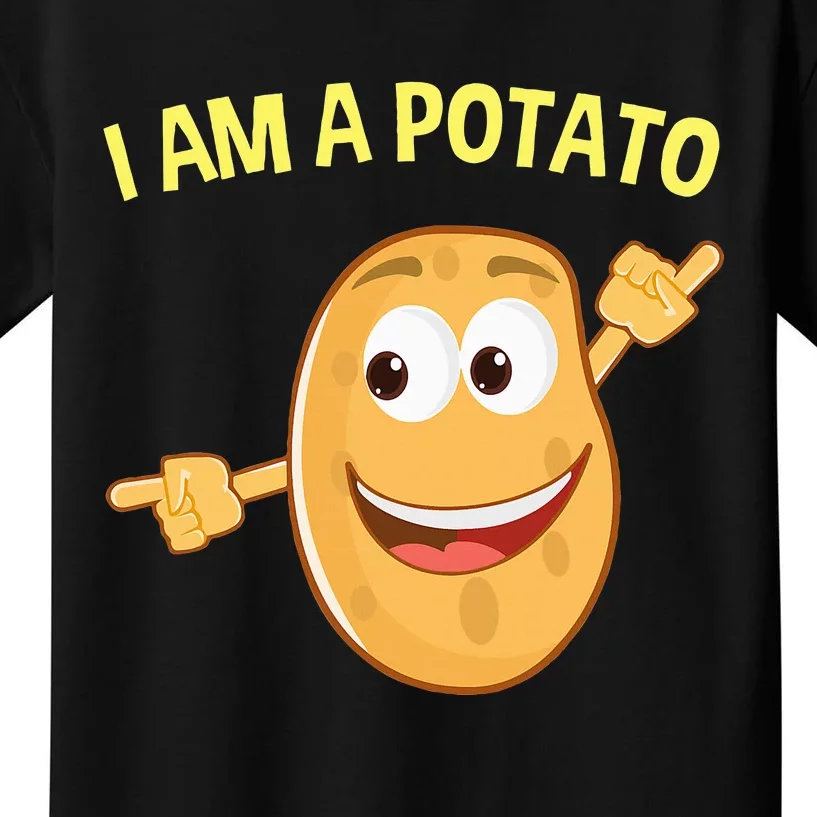 Spooky Potato Costume Simple Easy and Lazy Halloween Idea Kids T-Shirt