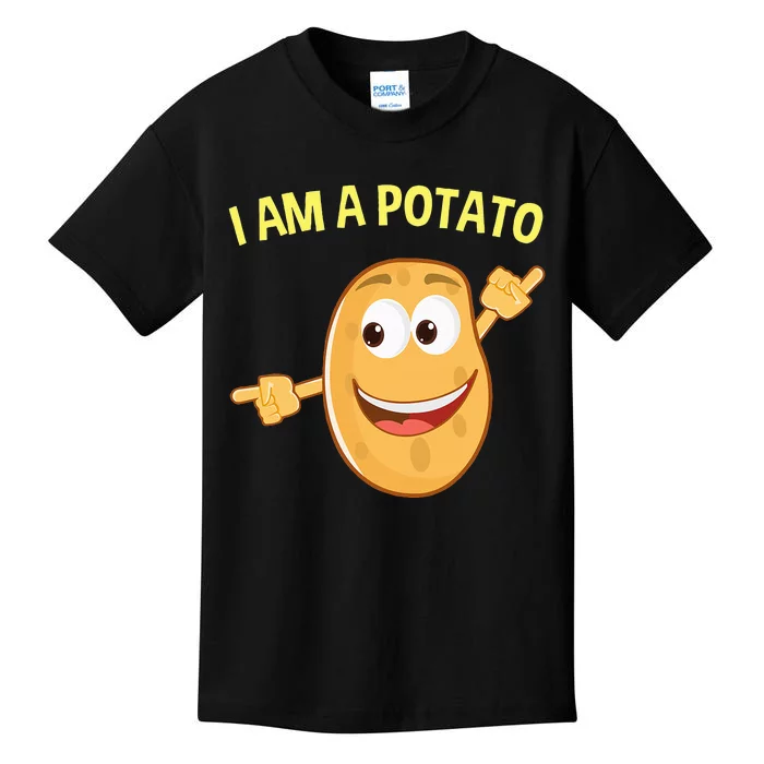 Spooky Potato Costume Simple Easy and Lazy Halloween Idea Kids T-Shirt