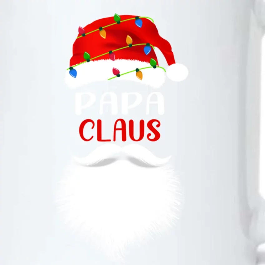 Santa Papa Claus Ugly Christmas Family Matching Pajama Great Gift Black Color Changing Mug